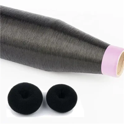 0,155 mm najlonska PA6 monofilamentna pređa za mašinu za pravljenje kolačića za kosu, mekani poliamidni monofilament za spužvu za kosu